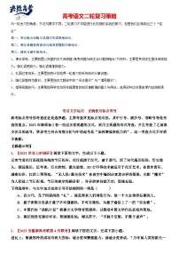 专题25 语言文字运用，标点符号-2024年高考语文二轮复习专题精讲精练