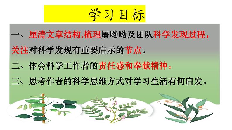 《青蒿素：人类征服疾病的一小步》课件8第2页