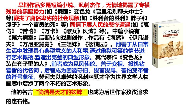 《装在套子里的人》上课用PPT第7页