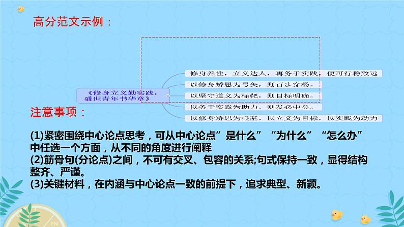 2024届高考语文复习：满分作文赏析 课件04