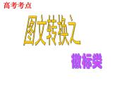 2024届高考专题复习：图文转换课件PPT