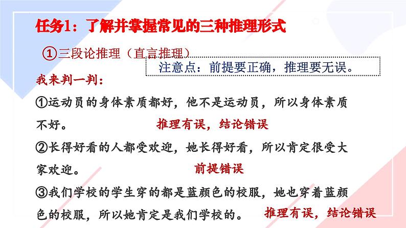 统编版高中语文选择性必修上册第4单元学习活动2运用有效的推理形式 课件06