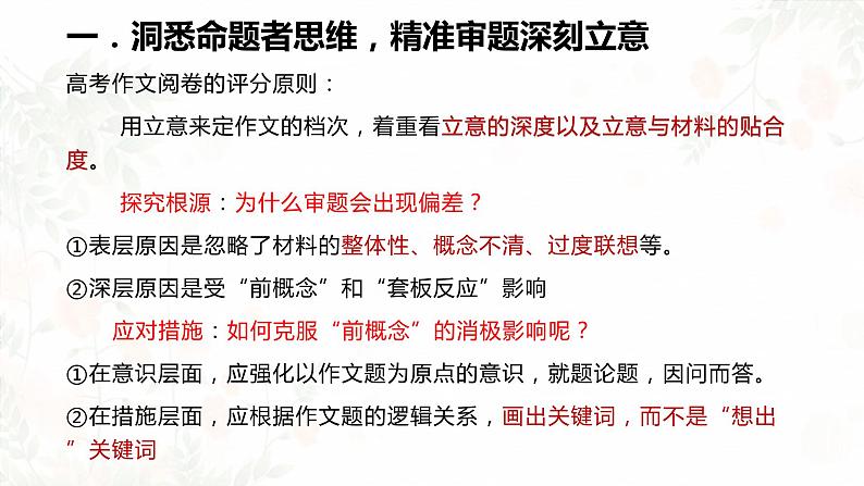 2024届高考语文复习：科学高效精准备考，快速提升作文档次 课件02