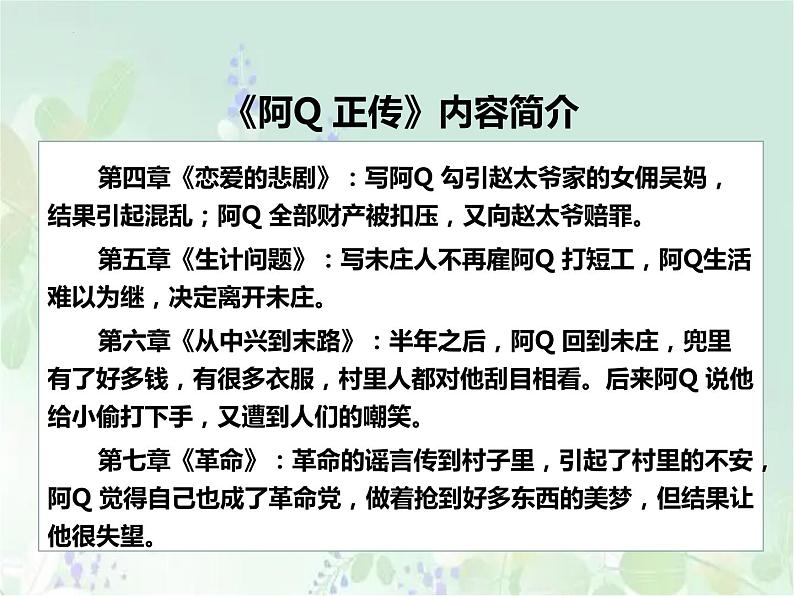 《阿Q正传（节选）》课件508