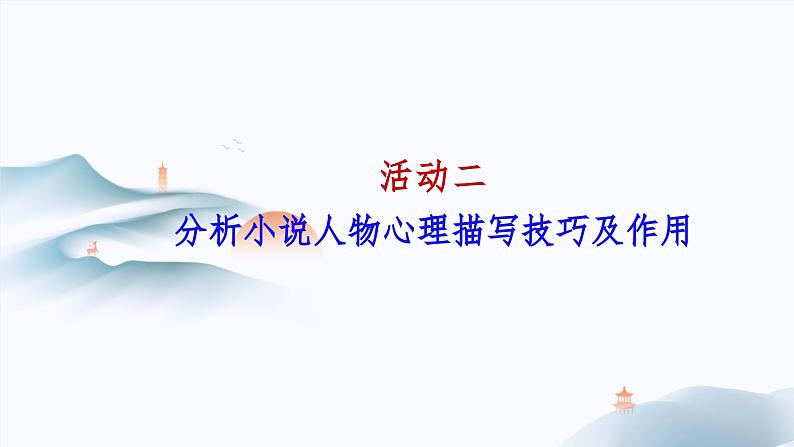 2025年高考语文复习课件：小说人物心理作用及变化过程、叙述方式06