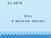 統(tǒng)編版高中語文必修下冊 13 林教頭風雪山神廟 裝在套子里的人課件