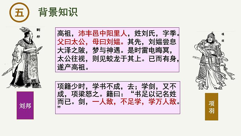 3 《鸿门宴》-2023-2024学年高一下学期语文大单元教学同步备课课件（统编版必修下册）第8页