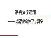 2025届高考语文复习：成语辨析与填空+课件