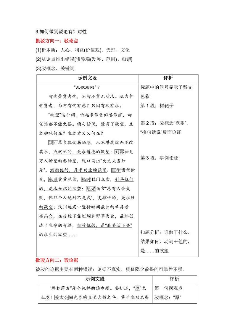 专题03 驳论文的写作指导-【同步作文课】2023-2024学年高二语文单元写作深度指导（统编版选必上册）第2页