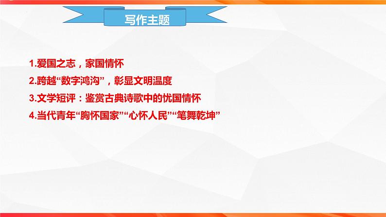 专题04：感时忧国主题拓展作文-【同步作文课】2023-2024学年高二语文单元写作深度指导（统编版选必下册）课件PPT02