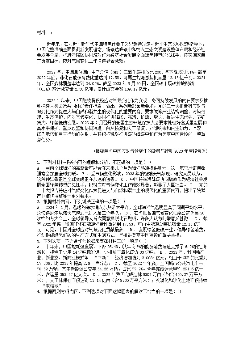 [语文][二模]湖南省岳阳市2024届高三语文二模试卷02