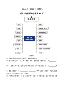 专题02：名篇名句默写必修上册16篇（解析版）-2025年高考语文一轮复习知识清单