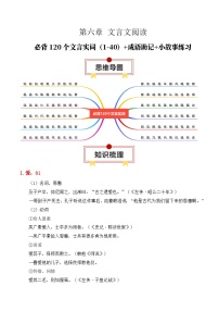 专题06：必背120个文言实词（1-40）+成语助记+小故事练习（原卷版）-2025年高考语文一轮复习知识清单