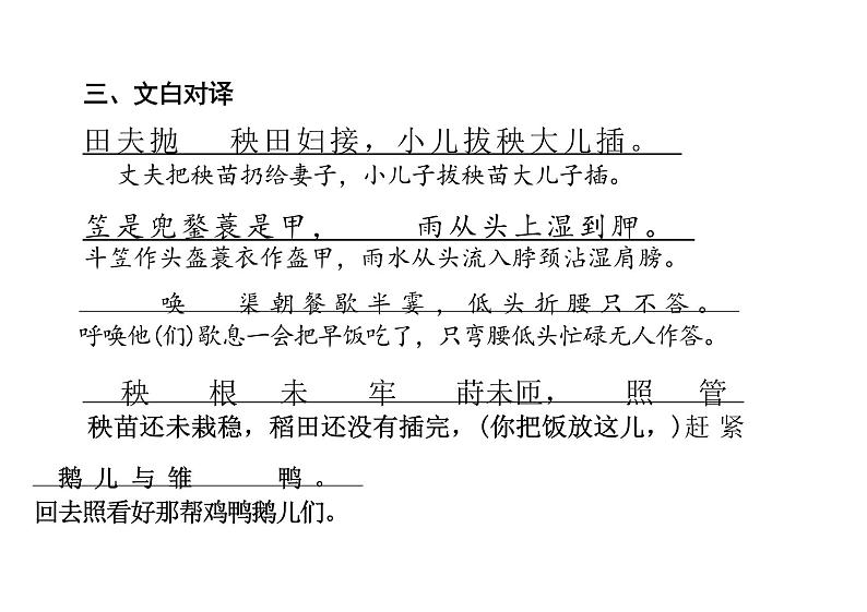 [高中++语文]《插秧歌》课件++统编版高中语文必修上册07