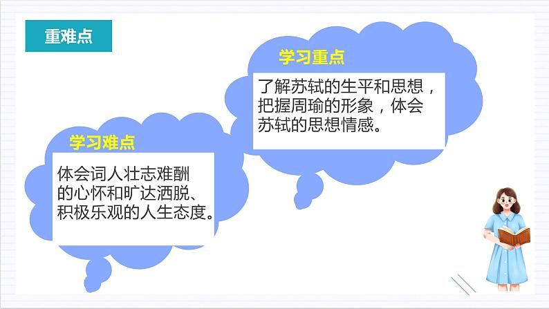 人教统编版高中语文必修上册9.1 《念奴娇·赤壁怀古》课件+教案+导学案+分层作业+素材03