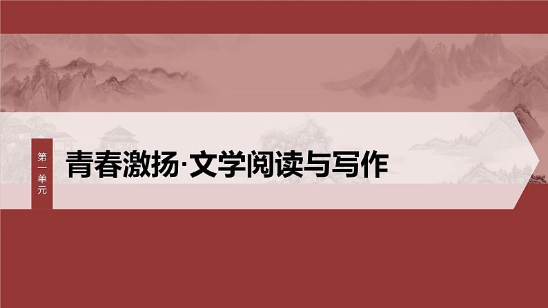 课件：部编版 高中语文必修上23-24版：第1课 沁园春·长沙（步步高）第1页