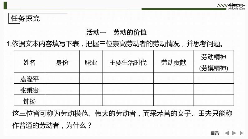 课件：部编版高中语文必修上第2单元学习任务(一)　劳动光荣第3页