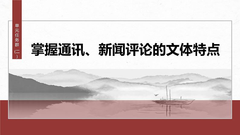 课件：部编版高中语文必修上第二单元　单元任务群(二)　掌握通讯、新闻评论的文体特点02