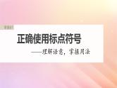 宁陕蒙青川2024届高考语文一轮复习板块八语言文字运用语言基础61正确使用标点符号__理解语意掌握用法课件