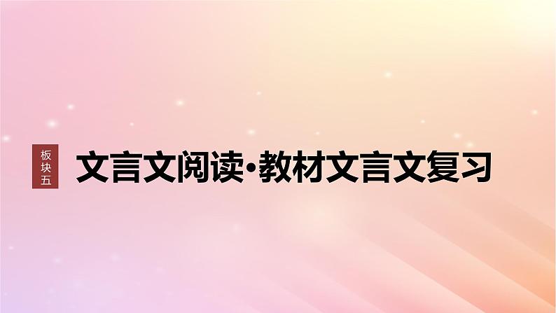 宁陕蒙青川2024届高考语文一轮复习板块五文言文阅读教材文言文复习33归去来兮辞并序滕王阁序课件第1页