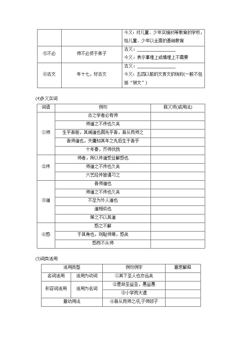 学案：部编版高中语文必修上第六单元 第10课 (2)师说03
