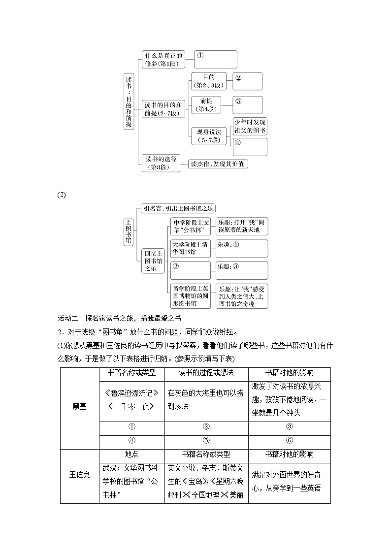 学案：部编版高中语文必修上第六单元 第13课 读书：目的和前提 上图书馆03