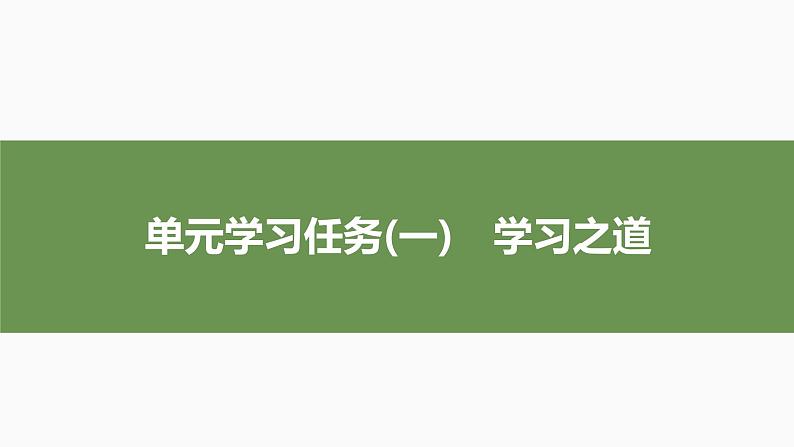 课件：部编版高中语文必修上第六单元 学习任务(一)　学习之道01