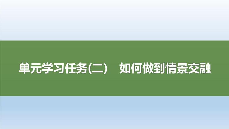 课件：部编版 高中语文必修上第七单元 学习任务(二)如何做到情景交融第1页