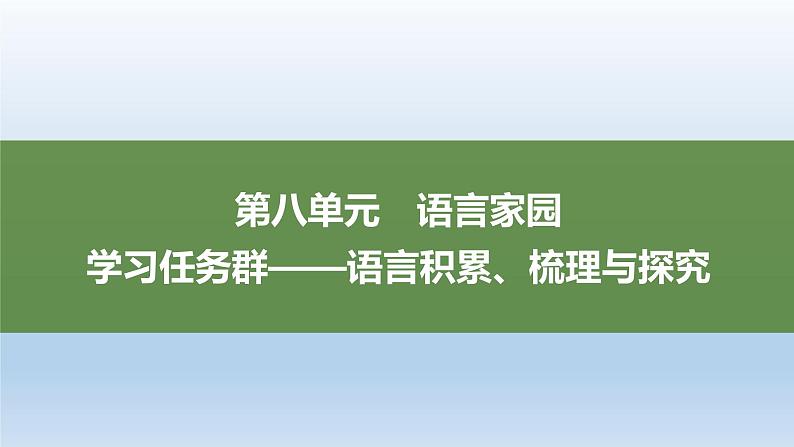 课件：部编版 高中语文必修上第八单元 词语积累与词语解释01