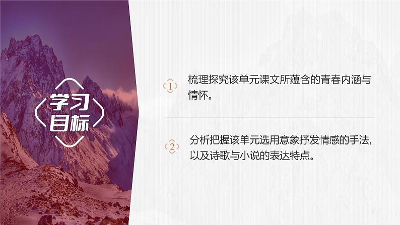 课件：部编版 高中语文必修上第一单元通学(一)第2页