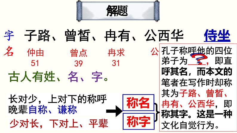 1.1《子路、曾皙、冉有、公西华侍坐》课件-高一语文下学期（统编版必修下册）第7页