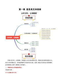 新高考语文一轮复习知识清单专题：信息类文本分析材料，合理推断（2份打包，原卷版+解析版）