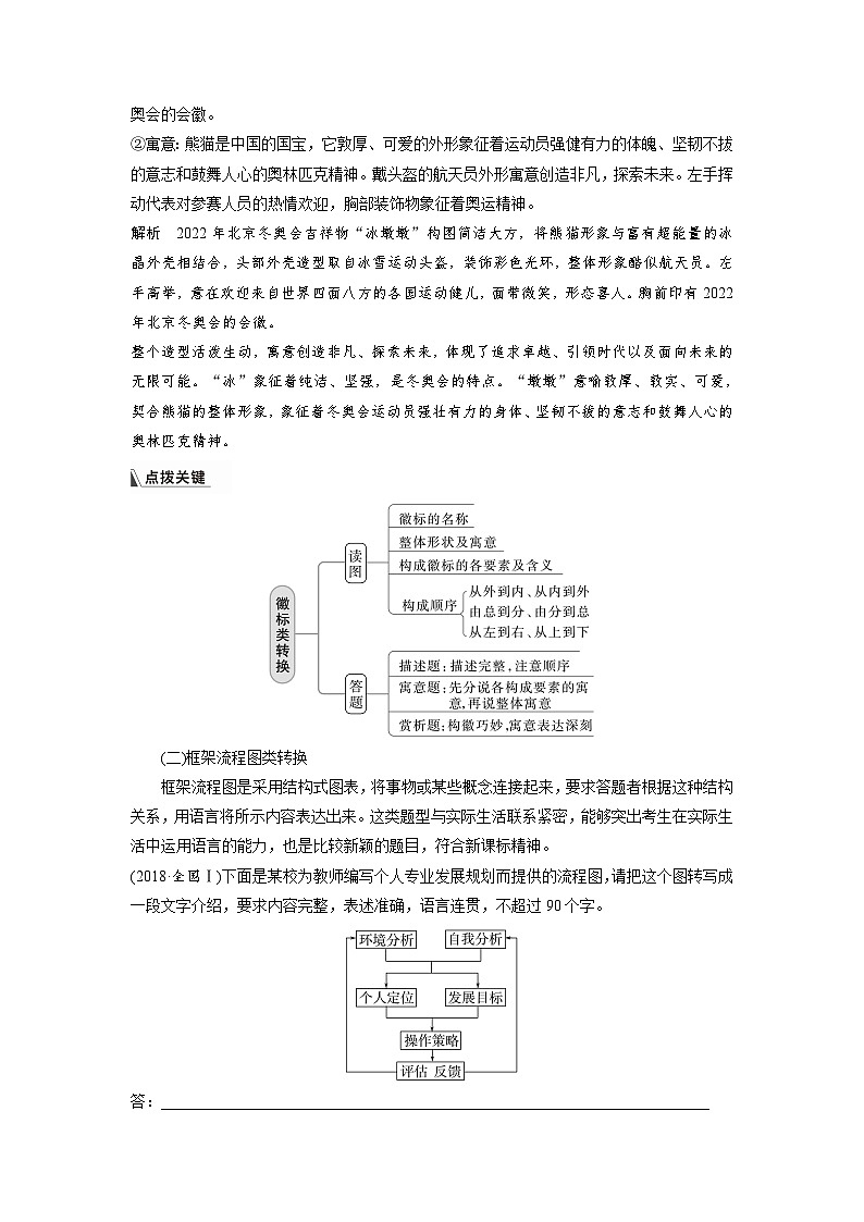 新高考语文一轮复习讲义板块8 第2部分 语言应用 课时76　图文转换——精准读图，转准信息第2页