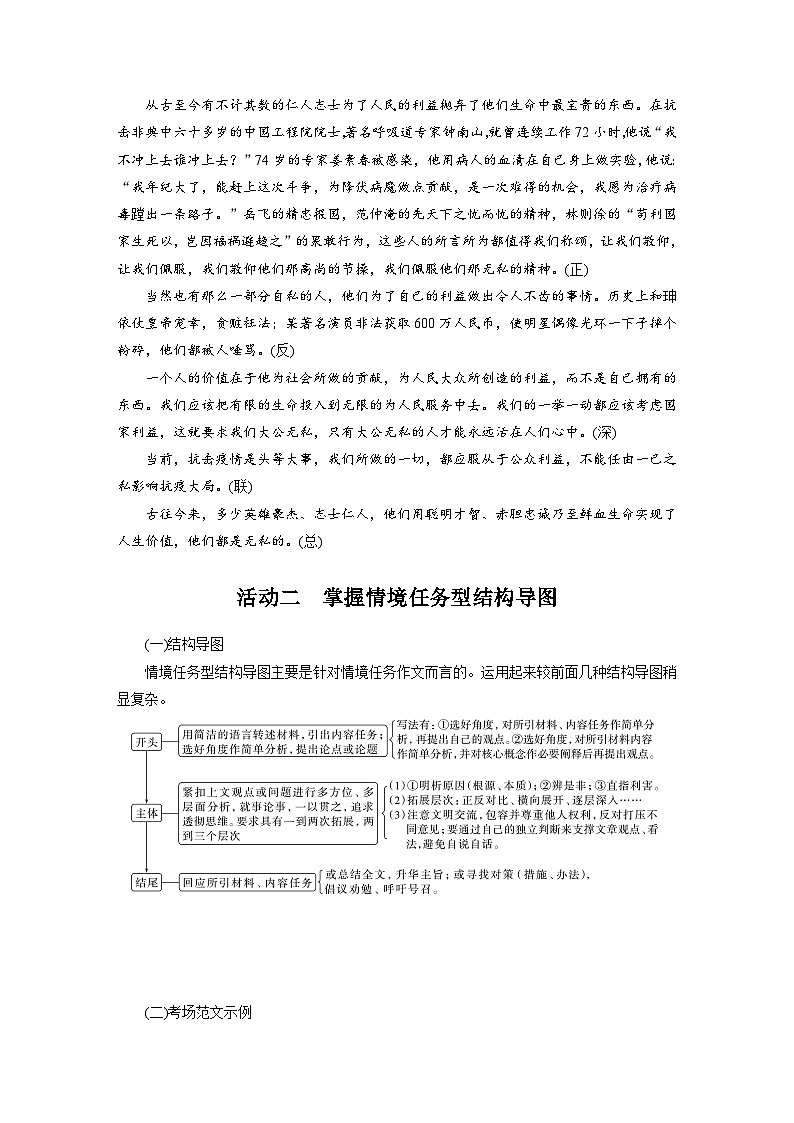 新高考语文一轮复习讲义板块10 写作 课时90　掌握议论文结构导图(高分式)——借助导图，形成思路第3页