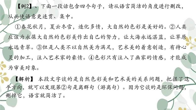 新高考语文二轮复习课件之语言简明、得体第5页