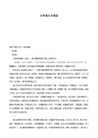 新高考语文一轮复习专题训练专题06  文学类文本阅读 （2份打包，原卷版+解析版）