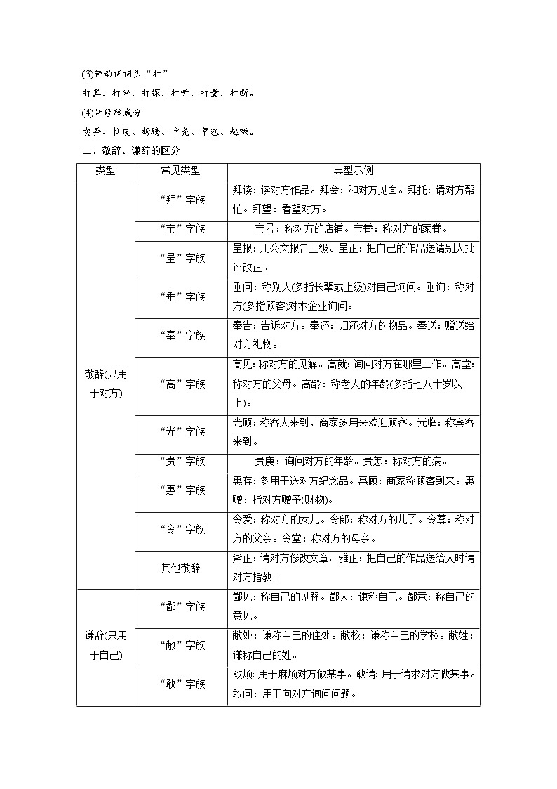 新高考语文一轮复习学案语言策略与技能课时15保持语言得体——看准对象，因境设辞第2页