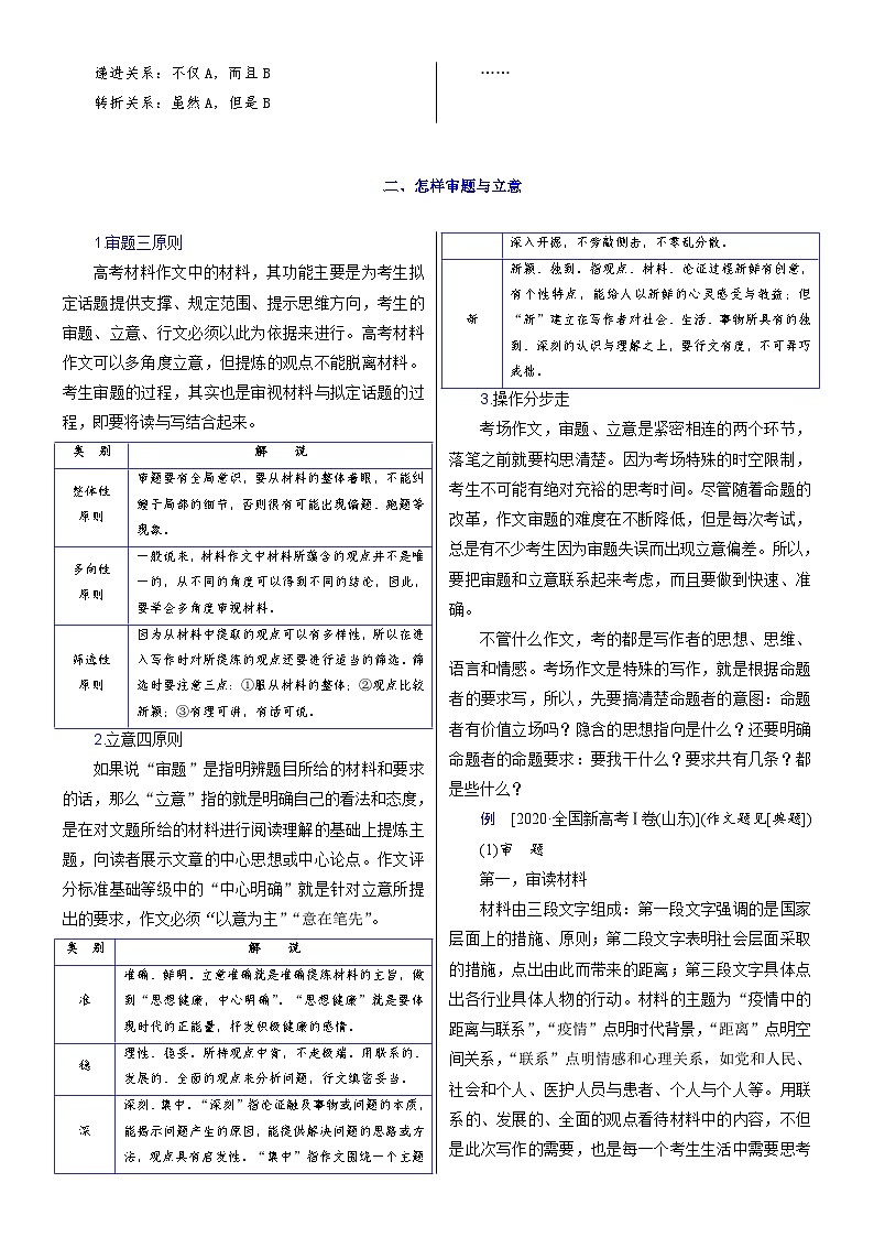 新高考语文一轮复习练习考点40 考场作文审题立意（含解析）第3页
