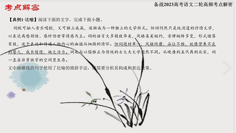 新高考语文二轮复习 分层训练课件解密04 修辞（含解析）第5页