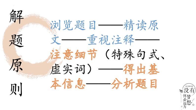 新高考语文二轮复习 分层训练课件解密18  文言文整体把握（含解析）06