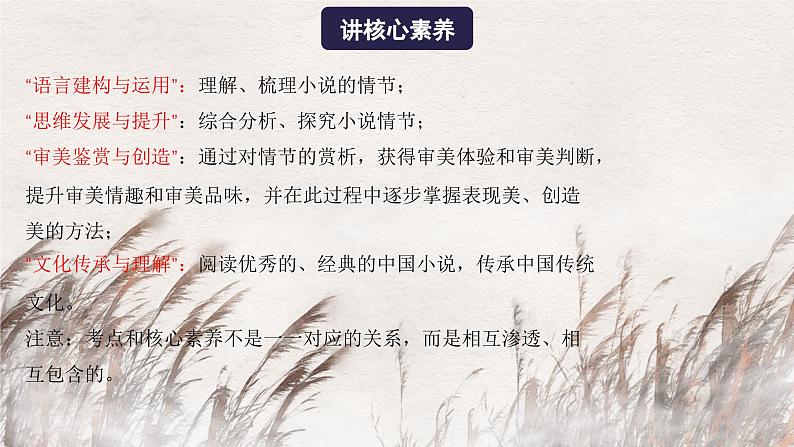 【一轮复习】高中语文（通用版）小说专题训练第1讲 赏析故事情节（讲）课件03