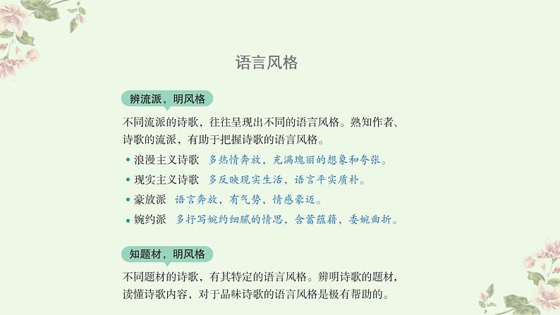 新高考语文二轮复习讲练测课件考点17  鉴赏古代诗歌中的语言艺术第7页