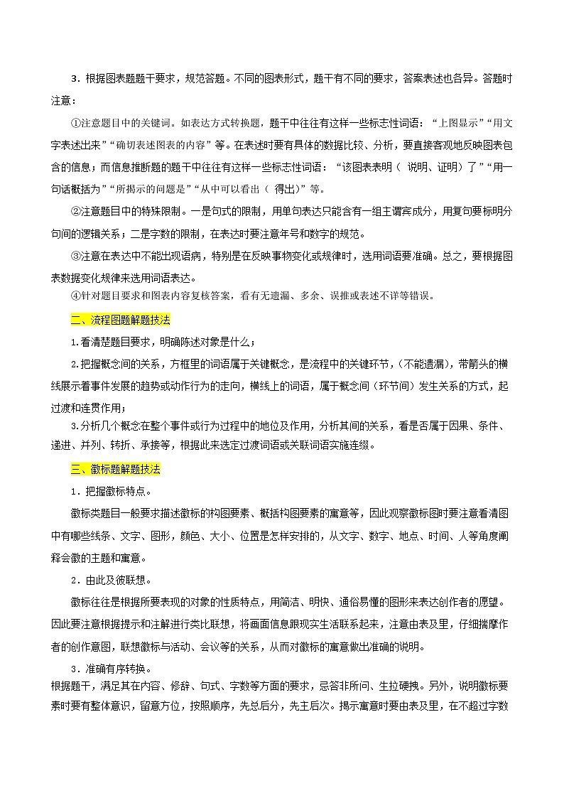 新高考语文一轮复习练考点10 图文转换（2份打包，原卷版+解析版）02