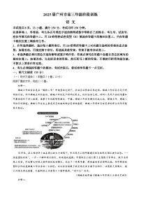 广东省广州市2025届高三上学期8月摸底考试语文（B卷）试题（Word版附解析）