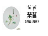 芣苢课件  部编版高中语文必修上册ppt