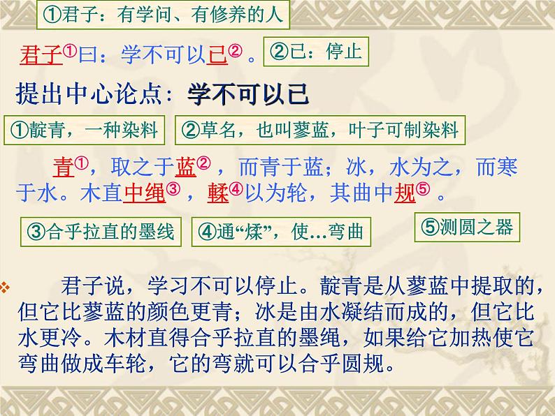 劝学课件  部编版高中语文必修上册ppt08