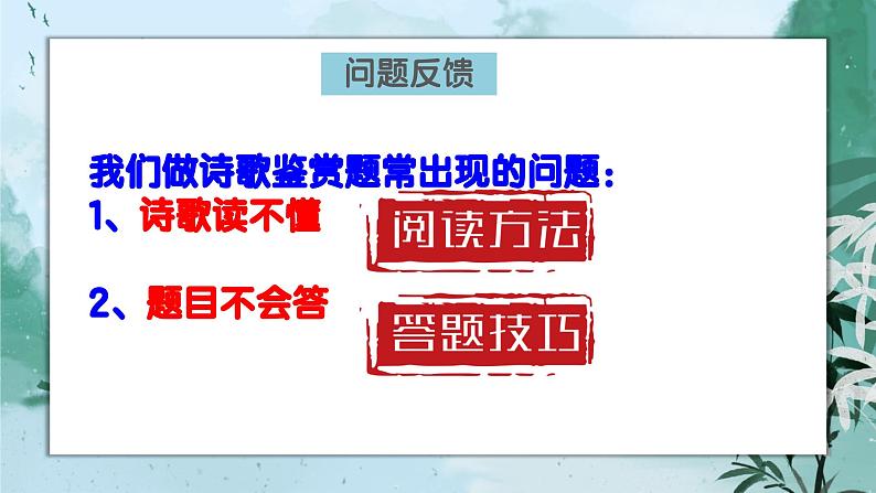 2022届高考语文一轮复习古诗文阅读之读懂诗歌 课件第2页