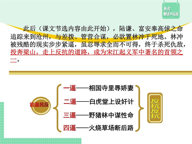 高中语文（统编版必修下册）课件13.1 林教头风雪山神庙第8页