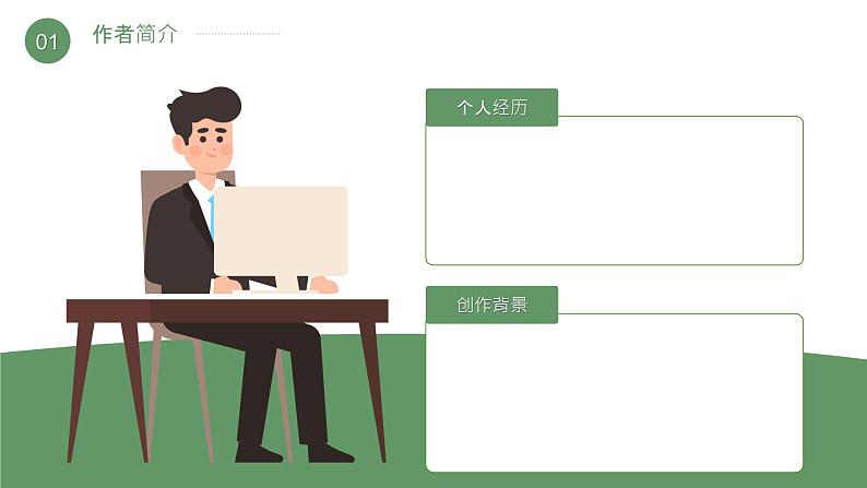 曹禺文学作家名人人物介绍PPT06