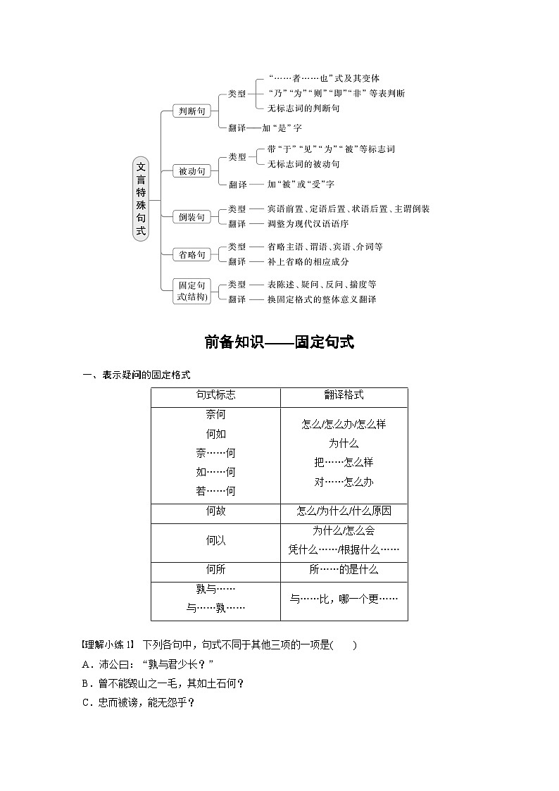 板块五  微案3　理解文言特殊句式——抓住标志，翻译落实-2025年高考语文大一轮复习（课件+讲义+练习）02